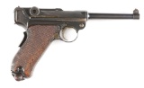 (C) DWM 1906 COMMERCIAL LUGER SEMI-AUTOMATIC PISTOL.