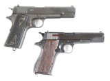 (C) LOT OF TWO: KONGSBERG COLT .45 ACP AND STAR 9MM SEMI-AUTOMATIC PISTOLS.