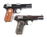 (C) LOT OF 2: COLT 1903 SEMI AUTOMATIC PISTOLS.