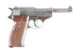(C) WWII NAZI GERMAN WALTHER AC 44 P38 SEMI AUTOMATIC PISTOL WITH HOLSTER.