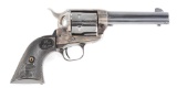 (M) COLT SINGLE ACTION ARMY .357 MAGNUM REVOLVER WITH EXTRA SET OF AJAX SANBAR GRIPS