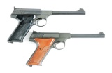 (C) LOT OF TWO: COLT WOODSMAN SEMI AUTOMATIC PISTOLS.