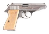 (C) WORLD WAR II GI ASSEMBLED WALTHER PP SEMI AUTOMATIC PISTOL WITH HOLSTER