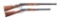 (C) LOT OF TWO: WINCHESTER 1894 .25-35 LEVER ACTION RIFLE (1898) AND WINCHESTER 1894 .35-35 LEVER AC