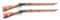 (C) LOT OF 2: 1971 NRA CENTENNIAL WINCHESTER MUSKETS