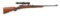 (C) FABRIQUE NATIONAL SPORTING BOLT ACTION RIFLE WITH SCOPE.