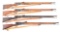 (C) LOT OF 4: SWISS VETTERLI BOLT ACTION MILITARY RIFLES.