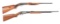 (C) LOT OF 2: BROWNING AND WINCHESTER .22 RIFLES.