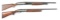 (M) LOT OF TWO: BROWNING MODEL 12 & REMINGTON MODEL 1100 SHOTGUNS.