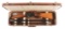 (C) BROWNING TWENTY SEMI-AUTOMATIC SHOTGUN WITH TWO SETS OF BARRELS.