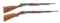 (C) LOT OF 2 WINCHESTER SLIDE ACTION RIFLES.