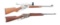 (M) LOT OF TWO LEVER ACTION RIFLES: MARLIN 336 .30-30 AND WINCHESTER 1895 .30-06