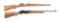 (M) LOT OF TWO: BRNO MODEL 21 7MM MAUSER BOLT ACTION RIFLE AND BROWNING BAR GRADE 1 .270 SEMI AUTOMA