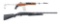 (M) LOT OF TWO: PREBAN RUGER MINI 14 .223 SEMI AUTOMATIC RIFLE AND BENELLI NOVA 12 GAUGE SHOTGUN