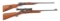 (C) LOT OF 2 WINCHESTER RIFLES, ONE WITH SCOPE.