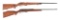 (M) LOT OF TWO: REMINGTON 541 AND 591 BOLT ACTION RIFLES.