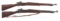 (C) LOT OF 2: REMINGTON M1903A3 BOLT ACTION RIFLES.