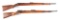 (C) LOT OF TWO: MAUSER DEUTSCHES SPORTMODELL AND GUSTLOFF-WERKE KKW .22 LR BOLT ACTION TRAINING RIFL