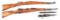 (C) LOT OF TWO:TWO MAUSER 8MM BOLT ACTION MILITARY RIFLES.