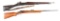 (C) LOT OF TWO: REMINGTON 03-A3 AND MAUSER BANNER .22 BOLT ACTION RIFLES.