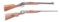 (C) LOT OF TWO: TWO WINCHESTER RIMFIRE RIFLES.