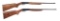 (M) LOT OF 2: BROWNING SA22 GRADE 1 SEMI AUTOMATIC RIFLES.