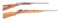 (C) LOT OF TWO: WINCHESTER 63 AND 52 RIFLES.