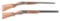 (C) LOT OF TWO: ITHACA MODEL 200E & MARLIN MODEL 90 SHOTGUNS.