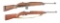 (C) LOT OF TWO WORLD WAR II M1 CARBINES: INLAND AND IBM.