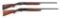 (M) LOT OF TWO: REMINGTON 1100 SEMI AUTOMATIC SHOTGUNS.