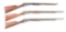 (C) LOT OF THREE: THREE WINCHESTER SLIDE ACTION RIFLES.