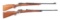 (M) LOT OF 2: WINCHESTER AND ALAMO BOLT ACTION RIFLES.