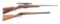 (C) LOT OF TWO: SAVAGE 23D BOLT ACTION .22 HORNET RIFLE AND WINCHESTER MODEL 94 BRITISH LEND-LEASE R