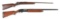 (C+M) LOT OF 2: WINCHESTER RIFLE AND REMINGTON SHOTGUN.