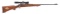 (C) REMINGTON 722 BOLT ACTION RIFLE WITH SCOPE.