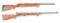 (M) LOT OF 2: KIMBER AND REMINGTON BOLT ACTION RIFLES.