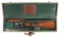 (M) MERKEL 280 SIDE BY SIDE 28 GAUGE SHOTGUN WITH MERKEL CASE AND ACCESSORIES.