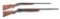 (M+C) LOT OF 2: STEVENS AND REMINGTON SHOTGUNS.