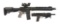 (M) LOT OF TWO: DPMS A15 .223 SEMI-AUTOMATIC RIFLE TOGETHER WITH AN MPA DEFENDER SEMI-AUTOMATIC PIST