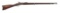 (A) MILITARY PEABODY .43 SPANISH RIFLE WITH CW CARTOUCHE.