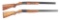 (M+C) LOT OF TWO: RUGER RED LABEL 20 GAUGE AND BERETTA BL1 12 GAUGE OVER UNDER SHOTGUNS.