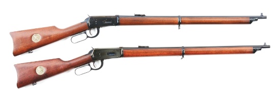 (C) LOT OF 2: 1971 NRA CENTENNIAL WINCHESTER MUSKETS