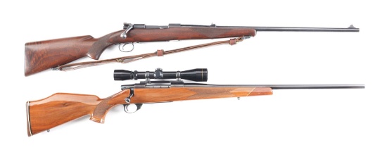 LOT OF TWO: (A) WINCHESTER MODEL 54 .30 BOLT ACTION RIFLE (B) WEATHERBY VANGUARD 7MM REMINGTON MAGNU