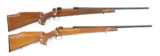 (M) LOT OF TWO: TWO ITHACA BOLT ACTION RIFLES.