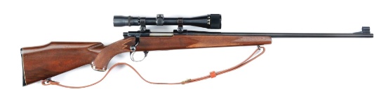 (M) SAKO FORESTER BOLT ACTION RIFLE WITH SCOPE.
