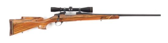 (M) BEAUTIFUL SAKO BOLT ACTION RIFLE WITH SCOPE.