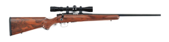 (M) KIMBER MODEL 82C .22 LR BOLT ACTION RIFLE WITH SCOPE.