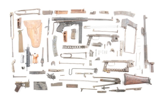 LOT OF SIX: FIVE PARTS KITS AND ONE DUMMY GUN