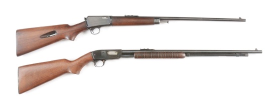 (C) LOT OF 2: WINCHESTER 63 AND 61 MAG. RIFLES IN BOXES