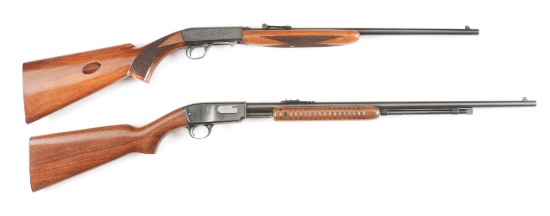 (C) LOT OF 2: BROWNING AND WINCHESTER .22 RIFLES.